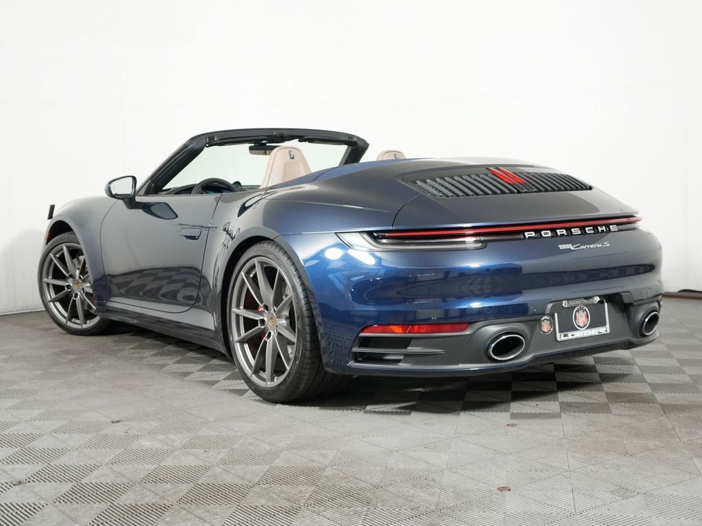 2020 Porsche 911 — rear three-quarter view