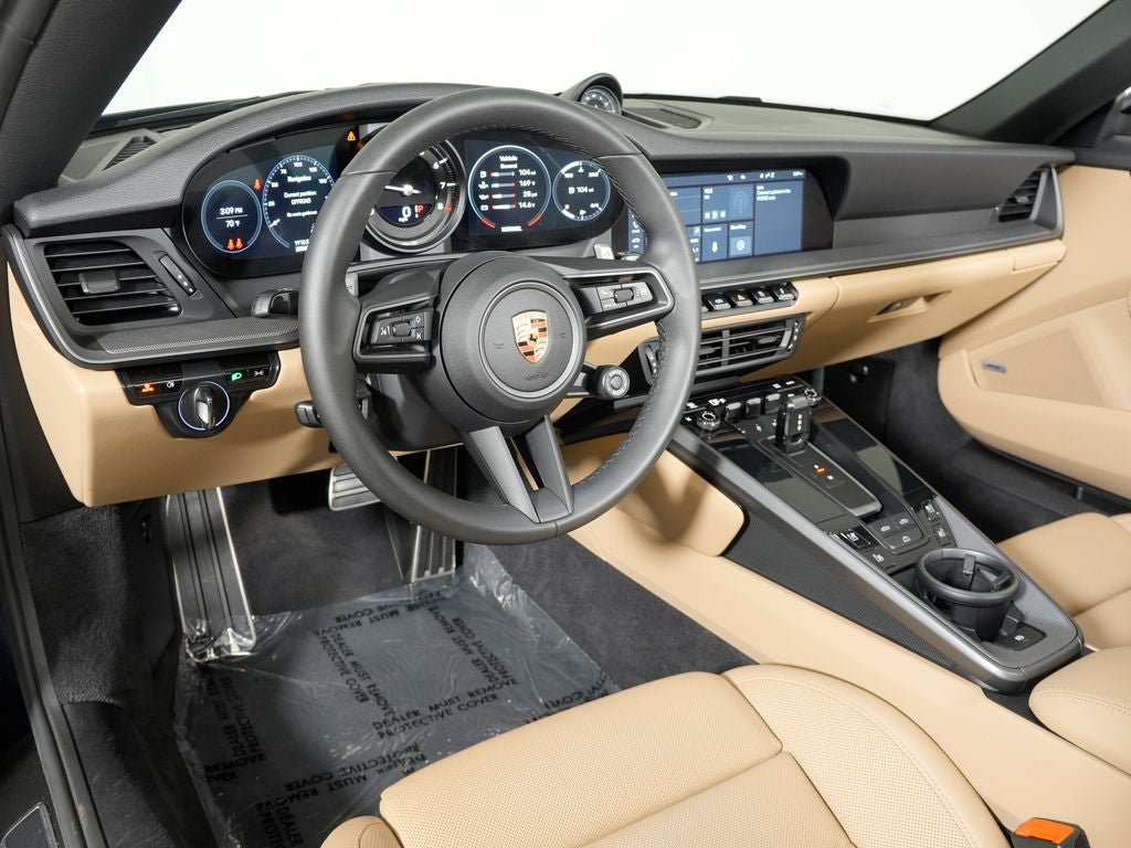 2020 Porsche 911 — interior view