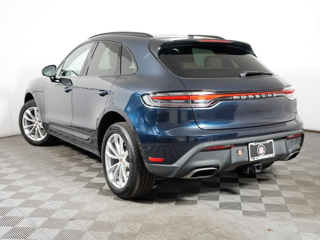 2023 Porsche Macan — rear three-quarter view
