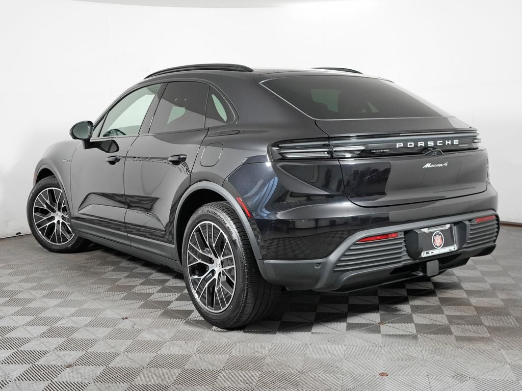 2025 Porsche Macan Electric — rear three-quarter view